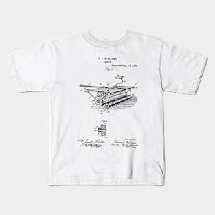 Harrow Vintage Patent Hand Drawing Kids T-Shirt